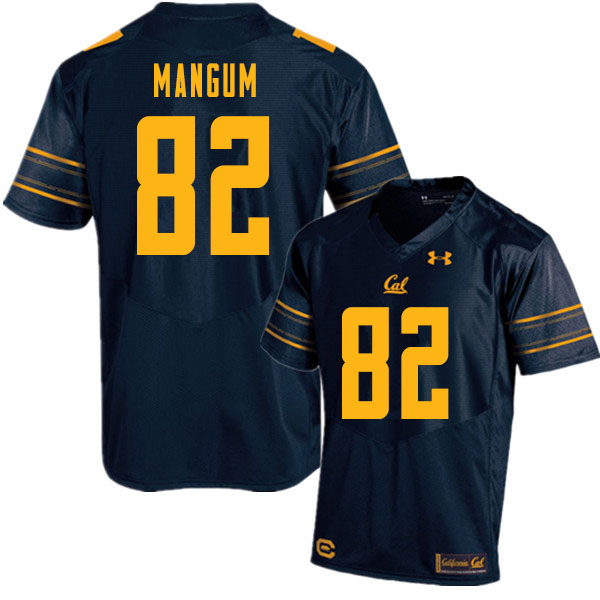 Men #82 Mason Mangum Cal Bears College Football Jerseys Sale-Navy